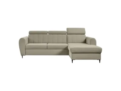 Detail produktu KONDELA Korio L P rohová sedačka s rozkladom a úložným priestorom béžová / čierna