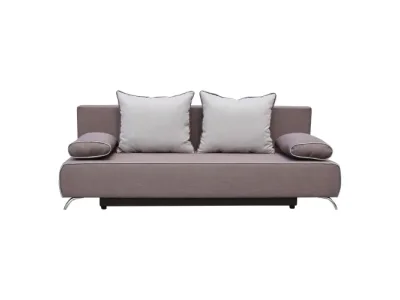 KONDELA Timon rozkladacia pohovka s úložným priestorom béžová / hnedá