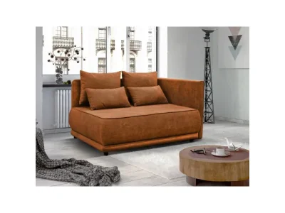 Detail produktu KONDELA Liami P rozkladacia pohovka s úložným priestorom terakota