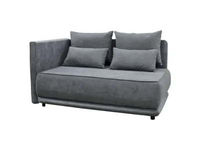 Detail produktu KONDELA Liami L rozkladacia pohovka s úložným priestorom sivá