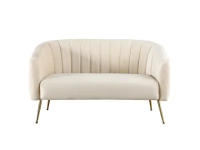 Detail produktu KONDELA Bagy dvojsedačka béžová (Velvet)