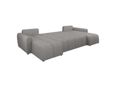 Detail produktu KONDELA Delin U Uni rohová sedačka u s rozkladom sivá