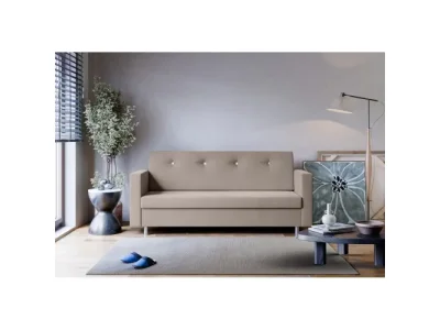 Detail produktu KONDELA Lilana rozkladacia pohovka s úložným priestorom sivobéžová (taupe)