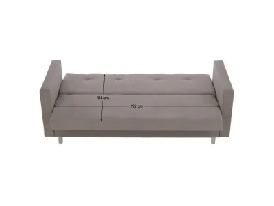 Detail produktu KONDELA Lilana rozkladacia pohovka s úložným priestorom sivobéžová (taupe)