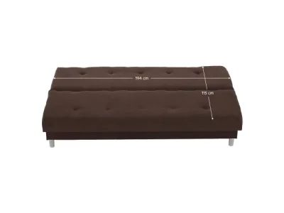 Detail produktu KONDELA Alada rozkladacia pohovka s úložným priestorom hnedá