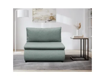 Detail produktu KONDELA Flik rozkladacie kreslo s úložným priestorom mentolová