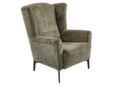 Detail produktu KONDELA Alura kreslo (ušiak) olivová