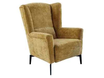 Detail produktu KONDELA Alura kreslo (ušiak) žltá