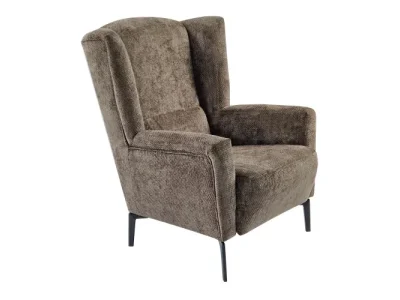 Detail produktu KONDELA Alura kreslo (ušiak) hnedá mocca