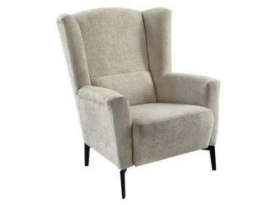 KONDELA Alura kreslo (ušiak) krémová