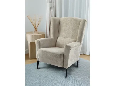 Detail produktu KONDELA Alura kreslo (ušiak) krémová