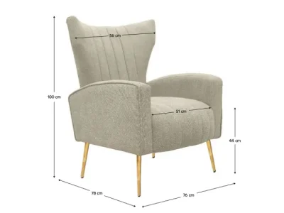 Detail produktu KONDELA Baret relaxačné kreslo béžová