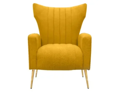 Detail produktu KONDELA Baret relaxačné kreslo žltá