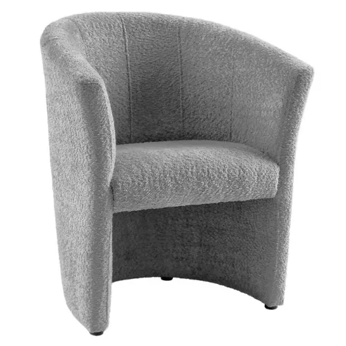 KONDELA Cuba konferenčné kreslo sivá