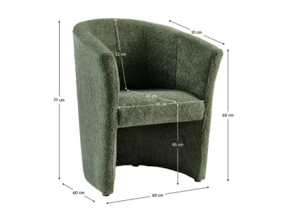 Detail produktu KONDELA Cuba konferenčné kreslo zelená