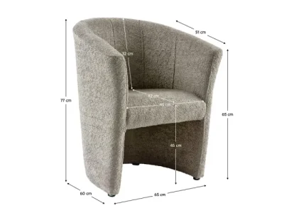 Detail produktu KONDELA Cuba konferenčné kreslo sivobéžová (taupe)