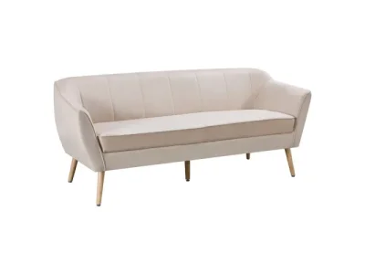 KONDELA Vioda trojsedačka béžová / prírodná