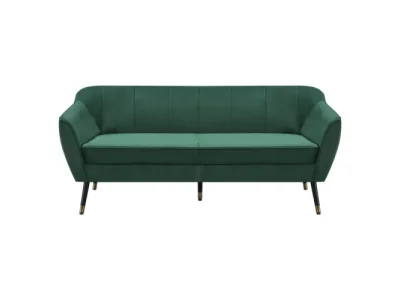 Detail produktu KONDELA Vioda trojsedačka zelená / čierna / zlatá