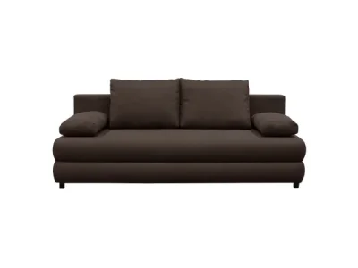 KONDELA Blum rozkladacia pohovka s úložným priestorom hnedá