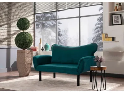 2-miestna pohovka Chatto 140 cm petrolejová