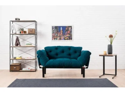 Detail produktu 2-miestna pohovka Nitta 155 cm petrolejová