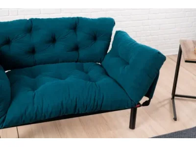 Detail produktu 2-miestna pohovka Nitta 155 cm petrolejová