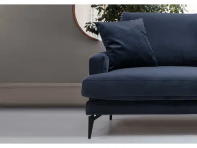 Detail produktu 2-miestna pohovka Papira 175 cm námornícka modrá