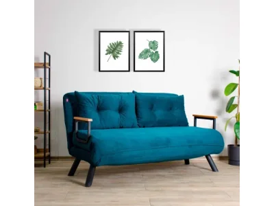 2-miestna pohovka Sando 133 cm petrolejová