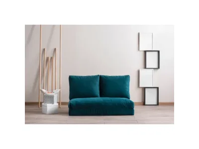 2-miestna viacúčelová pohovka Taida 120 cm petrolejová