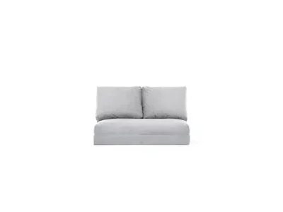 Detail produktu 2-miestna viacúčelová pohovka Taida 120 cm sivá