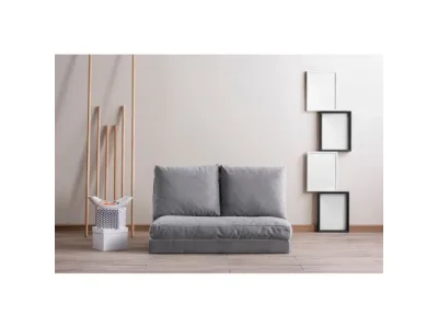 2-miestna viacúčelová pohovka Taida 120 cm sivá
