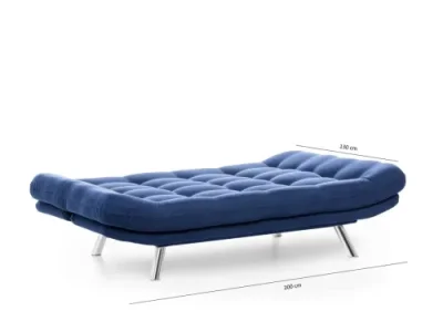 Detail produktu 3-miestna pohovka Misa 200 cm námornícka modrá