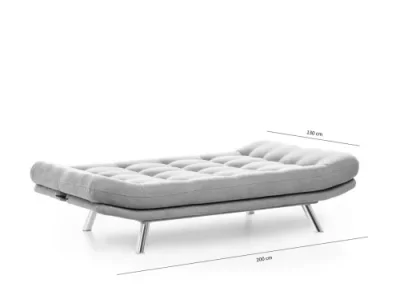 Detail produktu 3-miestna pohovka Misa 200 cm sivá