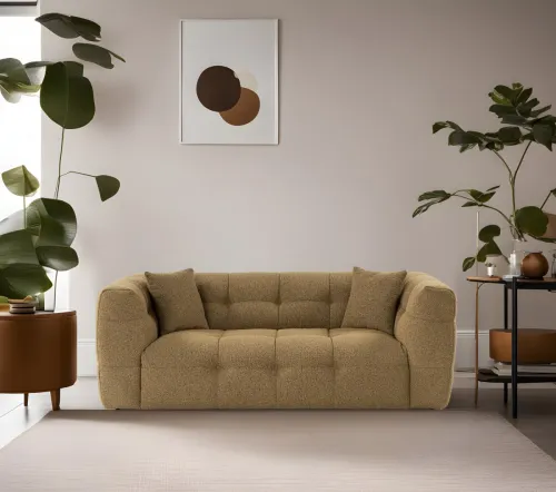 Dvojmiestna pohovka Cady 195 cm khaki