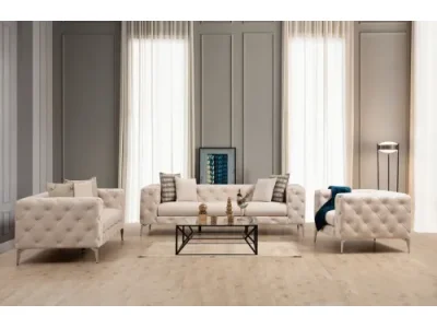 Detail produktu Dvojmiestna pohovka Como 197 cm ecru