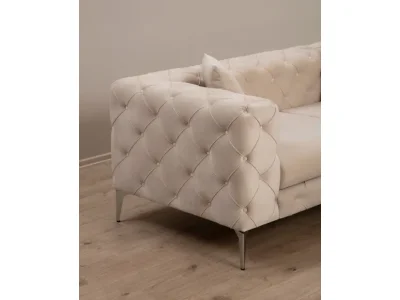 Detail produktu Dvojmiestna pohovka Como 197 cm ecru