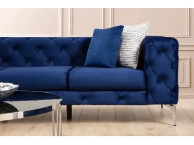 Detail produktu Dvojmiestna pohovka Como 197 cm modrá