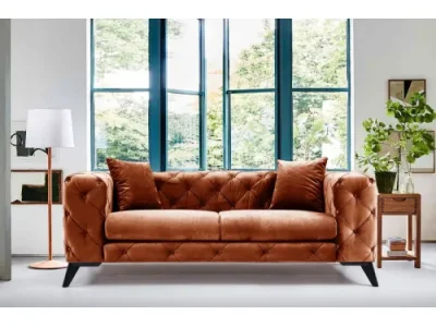 Detail produktu Dvojmiestna pohovka Como 197 cm oranžová