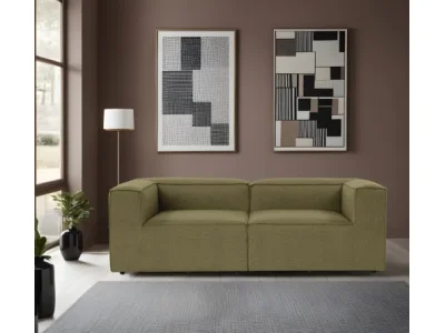 Dvojmiestna pohovka Fora 248 cm zelená