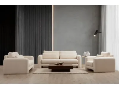 Detail produktu Dvojmiestna pohovka Lily 180 cm krémová