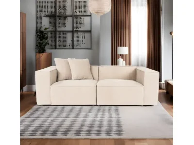 Detail produktu Dvojmiestna pohovka Lora 220 cm broskyňová