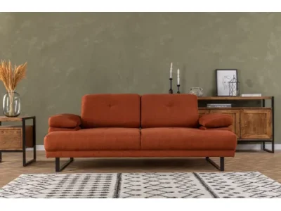 Detail produktu Dvojmiestna pohovka Mustang 199 cm oranžová