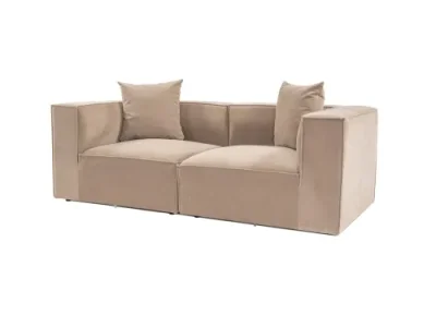 Dvojmiestna pohovka Sora 220 cm cappucino