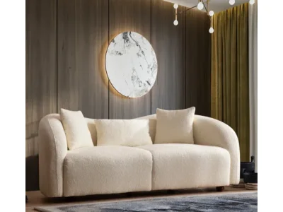 Detail produktu Dvojmiestna pohovka Venedik 190 cm boucle krémová