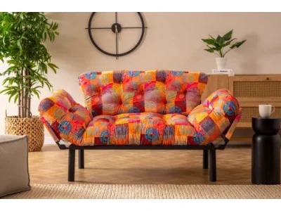 Detail produktu Dvojmiestna rozkladacia pohovka Nitta 155 cm viacfarebná