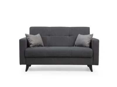 Detail produktu Dvojmiestna rozkladacia pohovka Polya 151 cm sivá