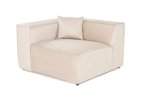 Modul pohovky Lora krémový ľavý