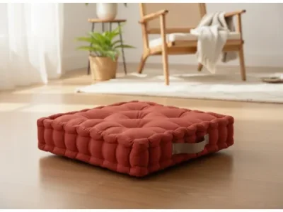 Detail produktu Polštář na podlahu Duo 45 cm cihlový