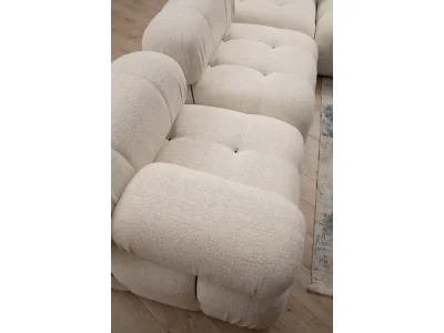 Detail produktu Rohová modulárna sedacia súprava Bubble 288 cm s taburetom - výber z 8 prevedení