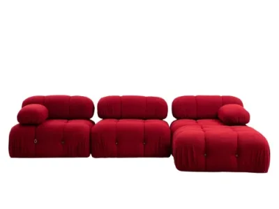 Detail produktu Rohová modulárna sedacia súprava Bubble 288 cm s taburetom - výber z 8 prevedení